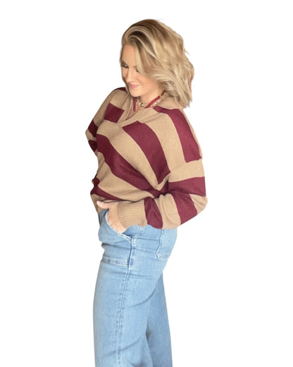 Right in Line Polo Sweater