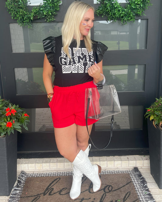 The Day Game Ruffle Tee