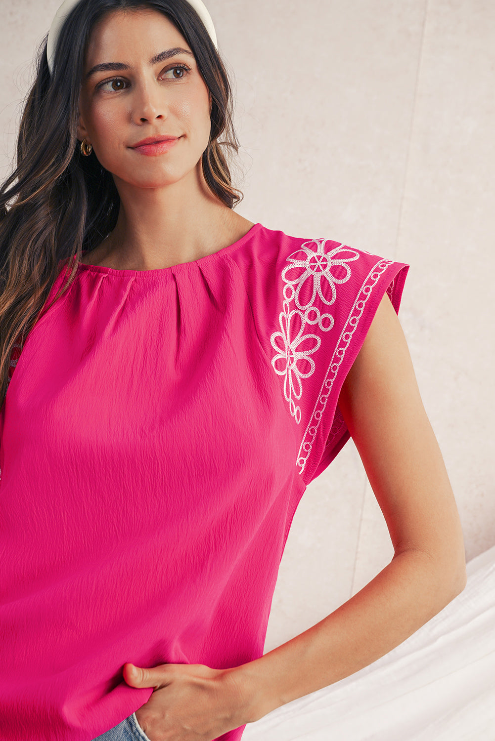 The Esme Embroidered Top