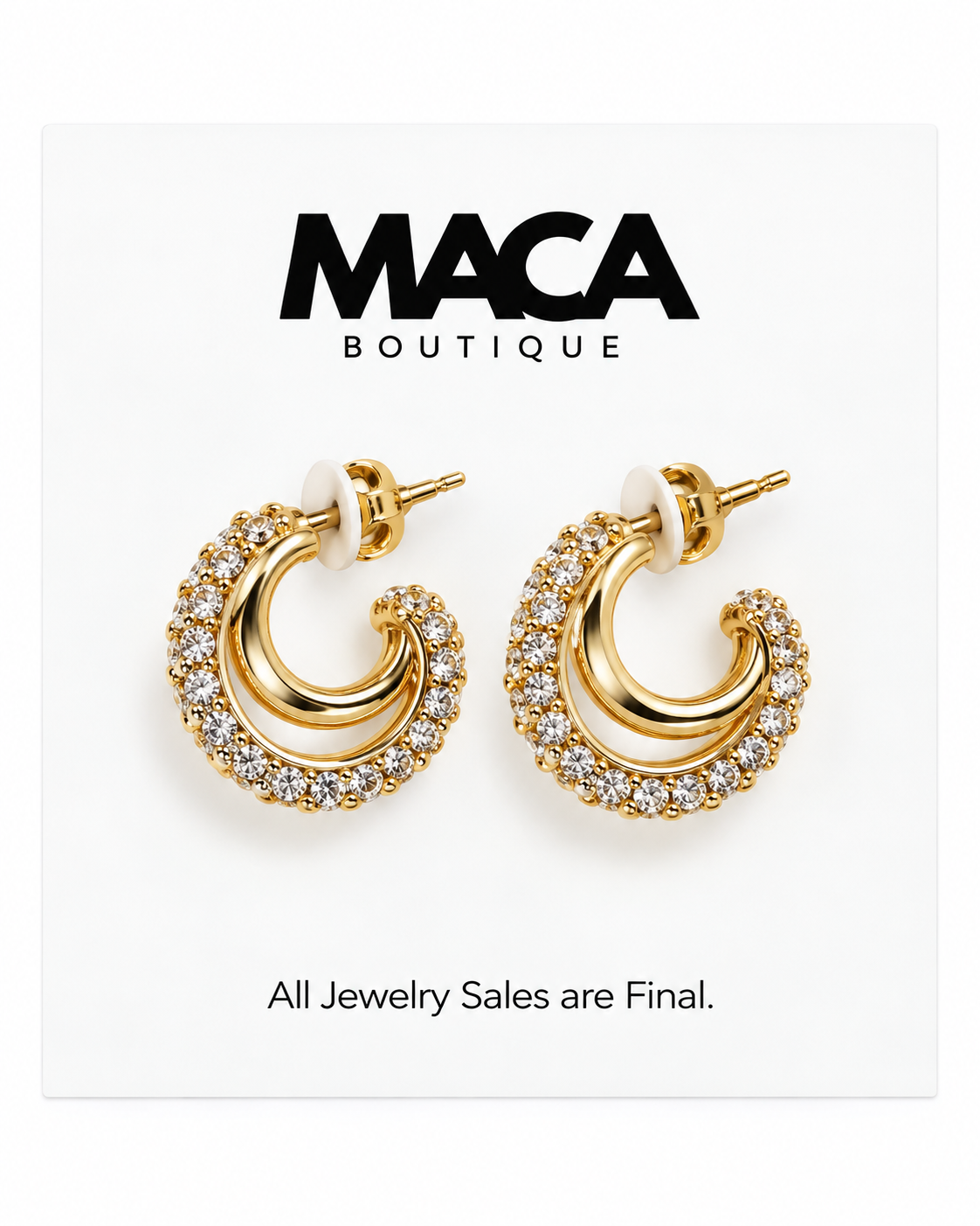 All That Glitters Hoops