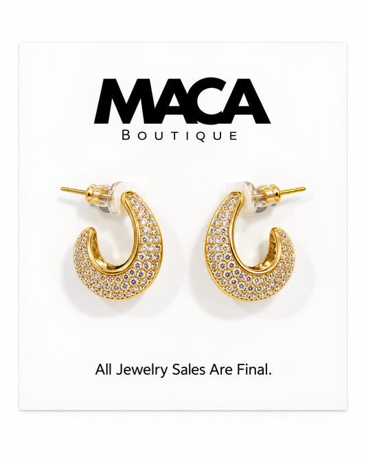 Crystal Current Hoops