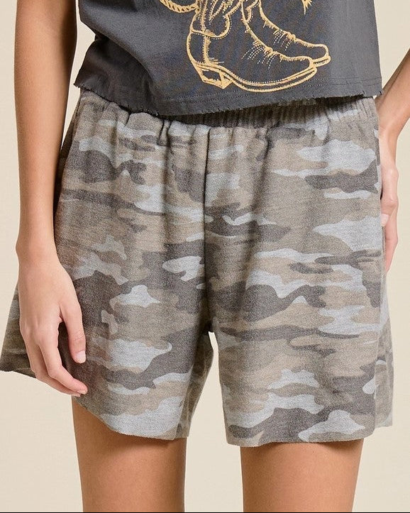 Laid-Back Lounge Shorts - Camo