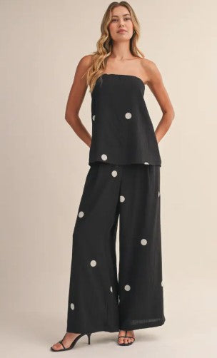 Dark Spot Wide Leg Set