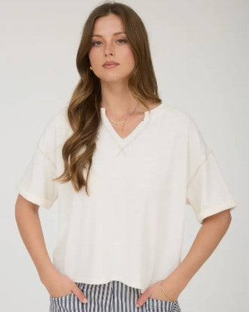 The Camden Knit Tee Top