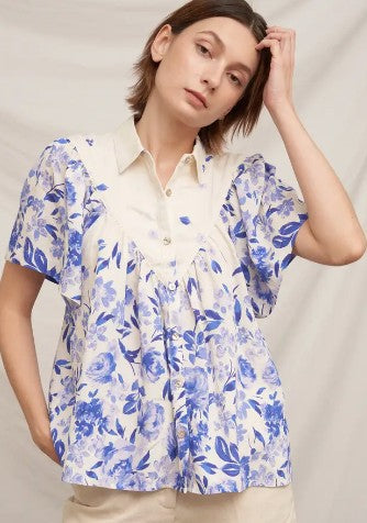 Camille Floral Top