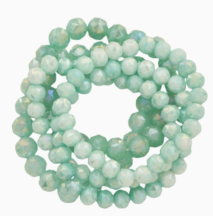 Gardenia Beaded Bracelet Set