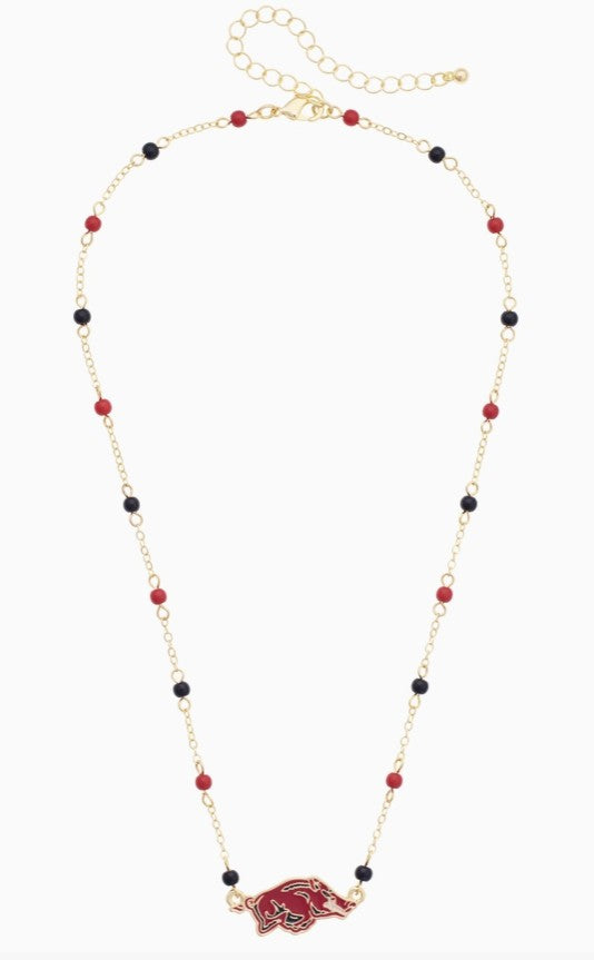 Arkansas Razorbacks Logo Layering Necklace