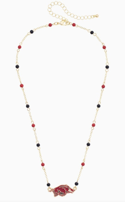 Arkansas Razorbacks Logo Layering Necklace