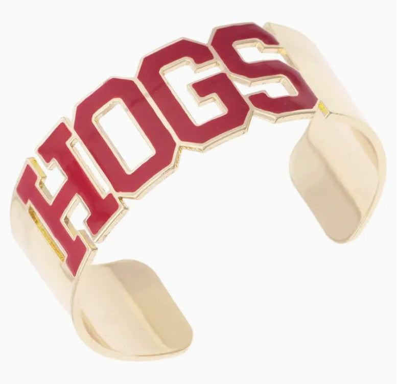 Arkansas Razorbacks Varsity Outline Cuff