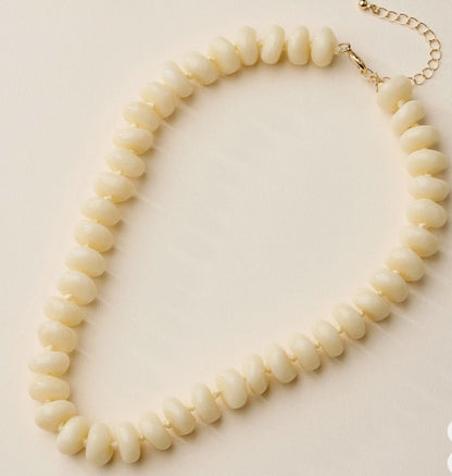 Rowan Resin Beaded Necklace