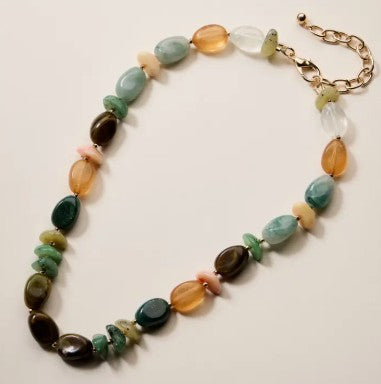 Juniper Resin Beaded Necklace