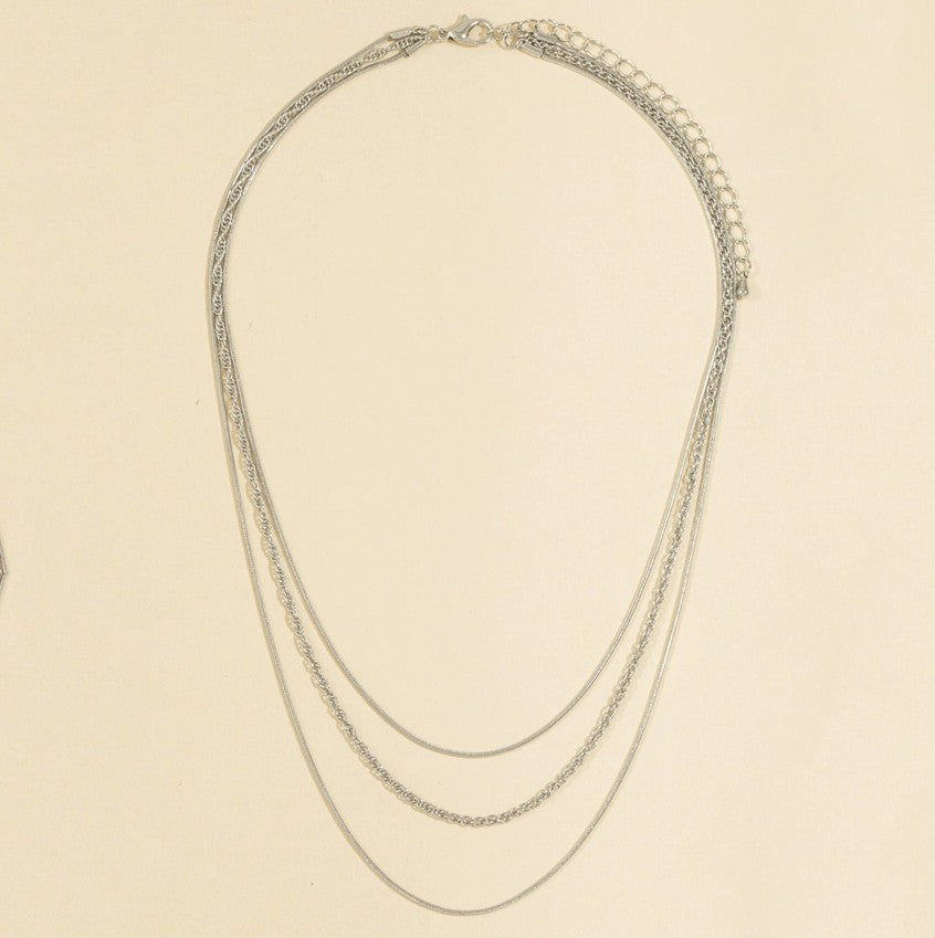 Layered Lines Necklace