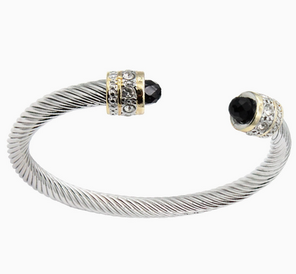 Onyx Twist Bracelet