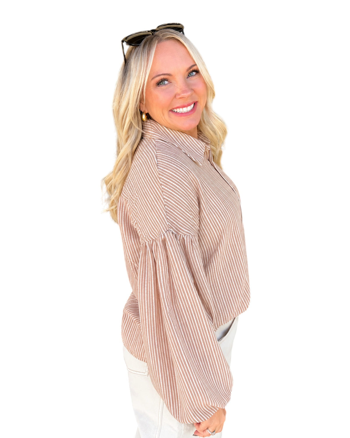 Hadley Stripe Button Down