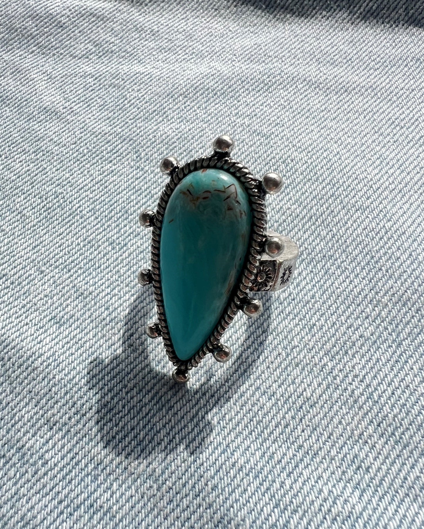 Spirit of the West Turquoise Ring