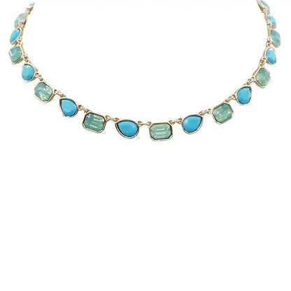 Turquoise Mosaic Necklace