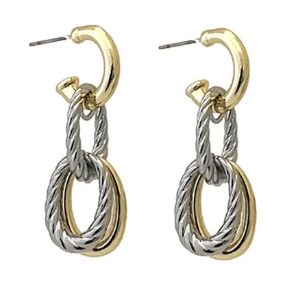The Layered Link Earrings