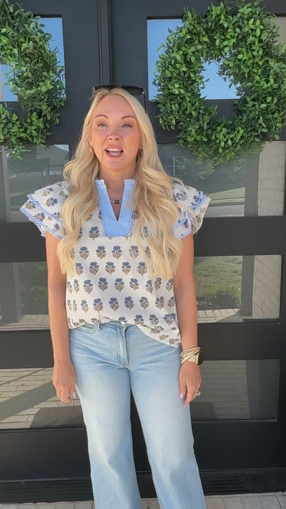 Meadow Ruffle Blouse