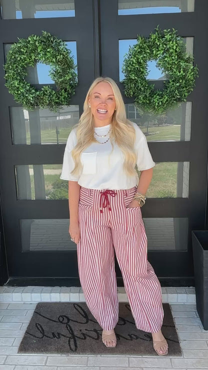 Red, White & Barrel Jean