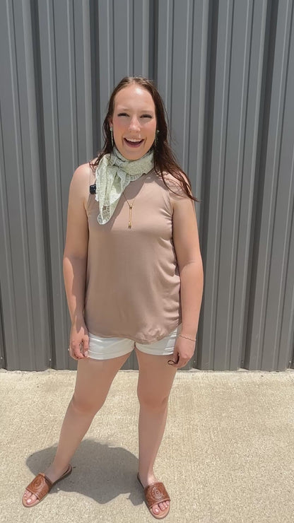 Simply Soft Tank - Taupe