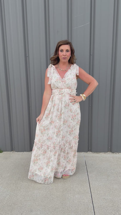 Blushing Petals Maxi