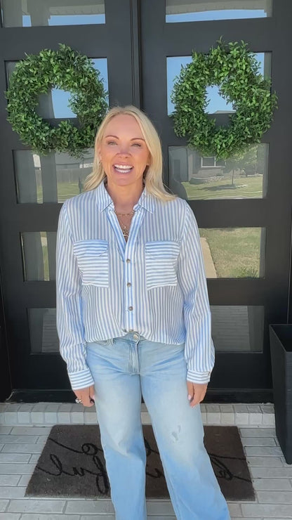 Crisp Coast Button Down