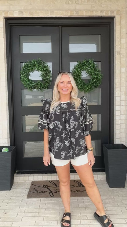 Modern Garden Blouse
