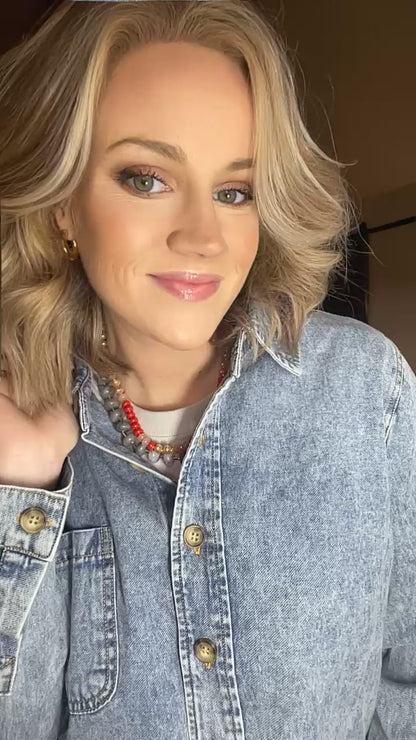 In the Blue Denim Shirt