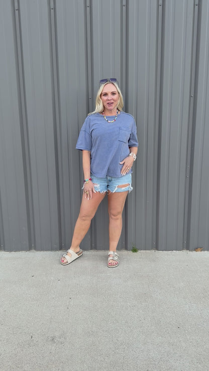 Washed Tide Pocket Tee