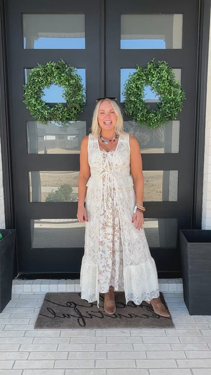The Lace Layering Vest