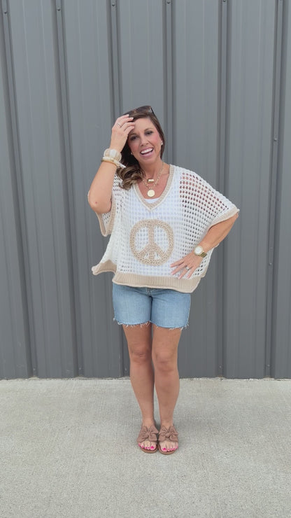 Harvest Peace Knit Top