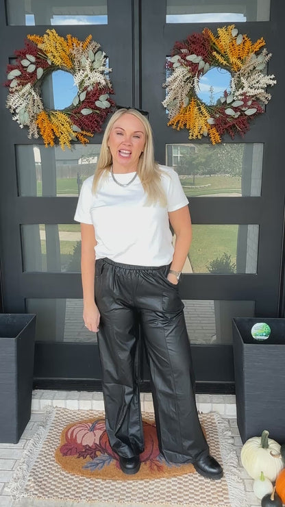 No Apologies Leather Pants