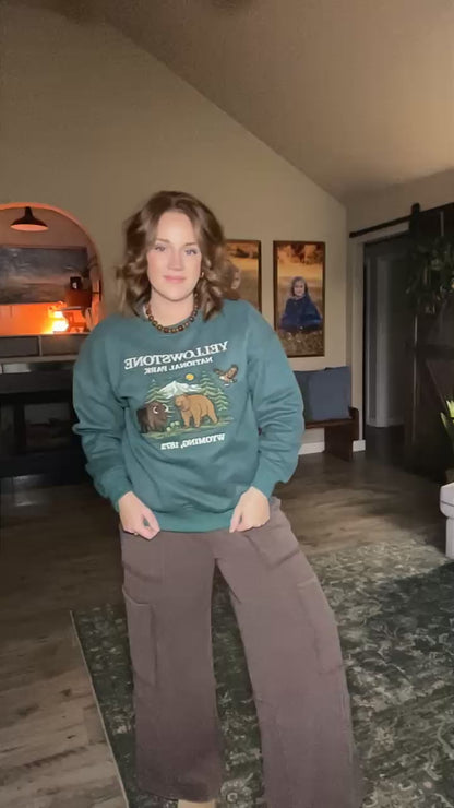 Going Wild Yellowstone Sweatshirt