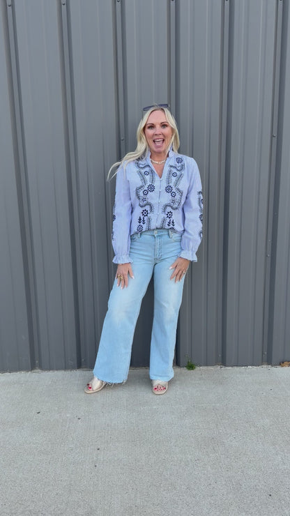 Harbor Bloom Button Down