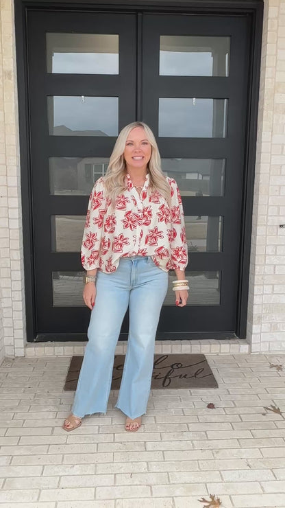 Poppy Bloom Blouse