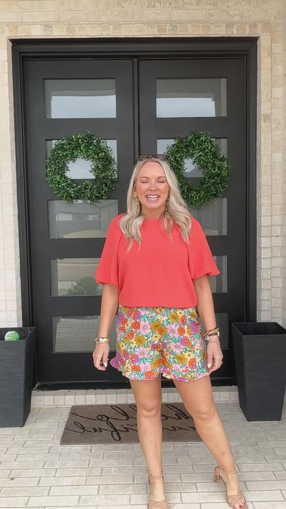 Retro Bloom Shorts