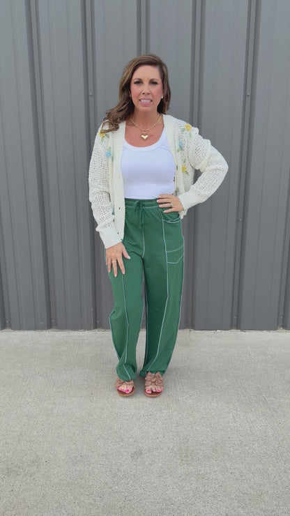 Harbor Stitch Knit Pants