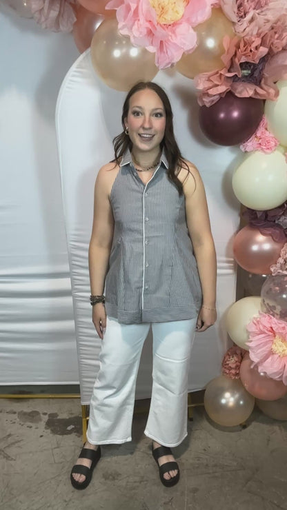 Tailored Halter Top