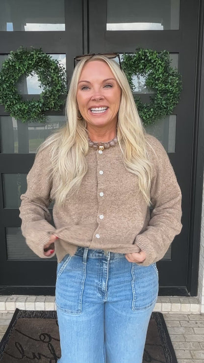 Monroe Cardigan - Mocha