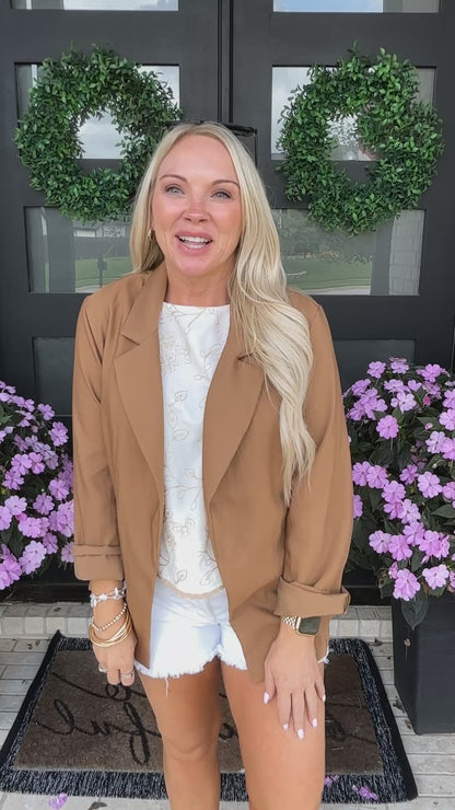 The Signature Blazer - Mocha
