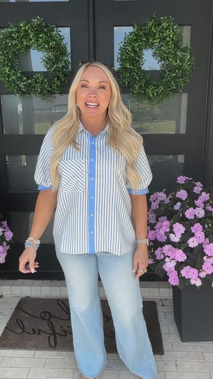 Nantucket Stripe Button Down