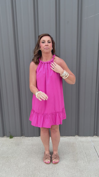 The Harper Halter Dress