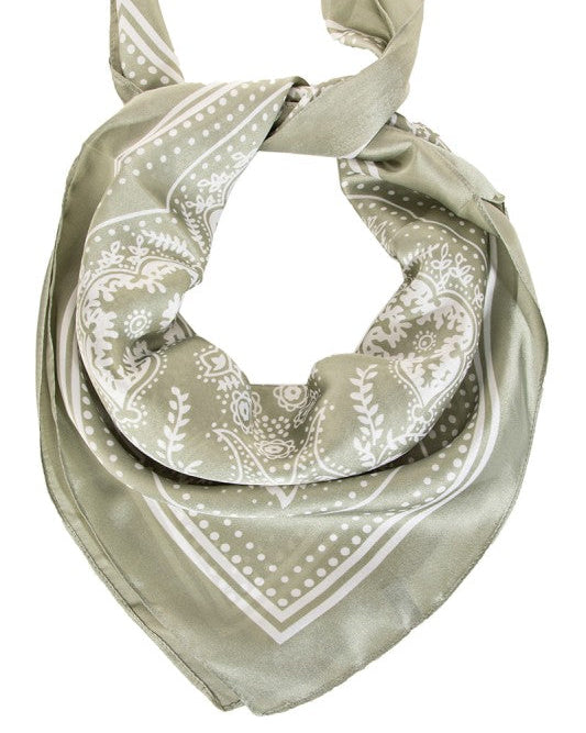Silk Bandana Scarf