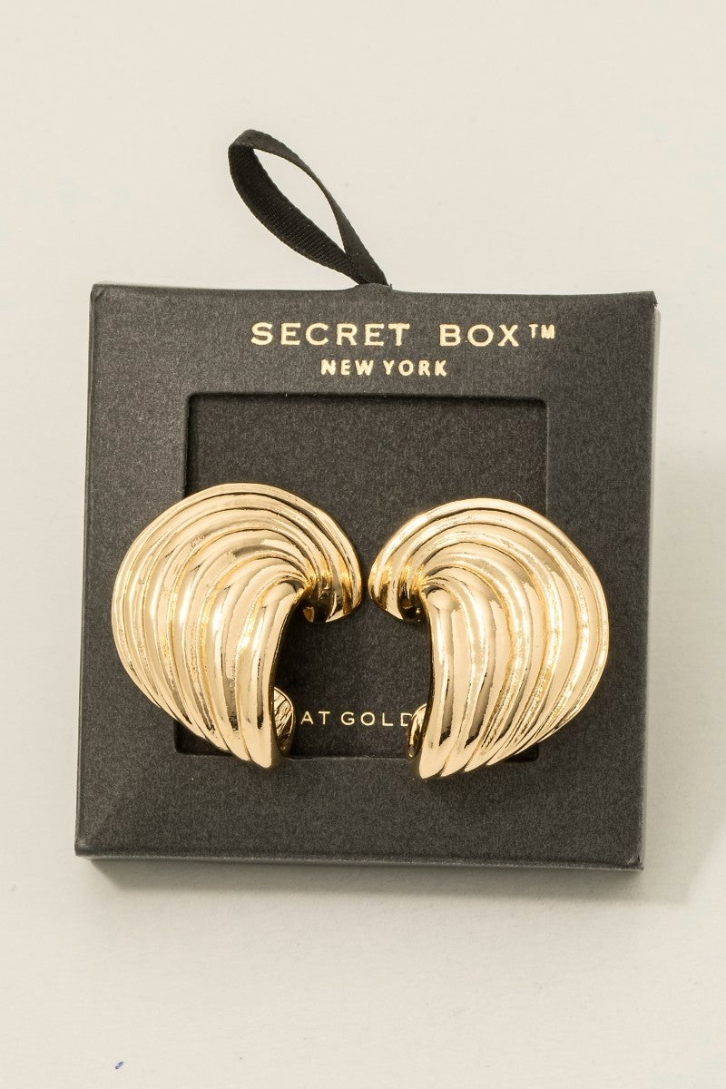 Gilded Wave Earrings